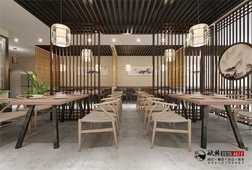 銀川川菜館裝修設(shè)計(jì)效果圖|镹臻設(shè)計(jì)